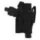 Tactical Hip Holster (w/Mag Pouch) (BK), The Molle Gun Holster with Mag Pouch is a compact and versatile carry solution designed for quick access and secure storage